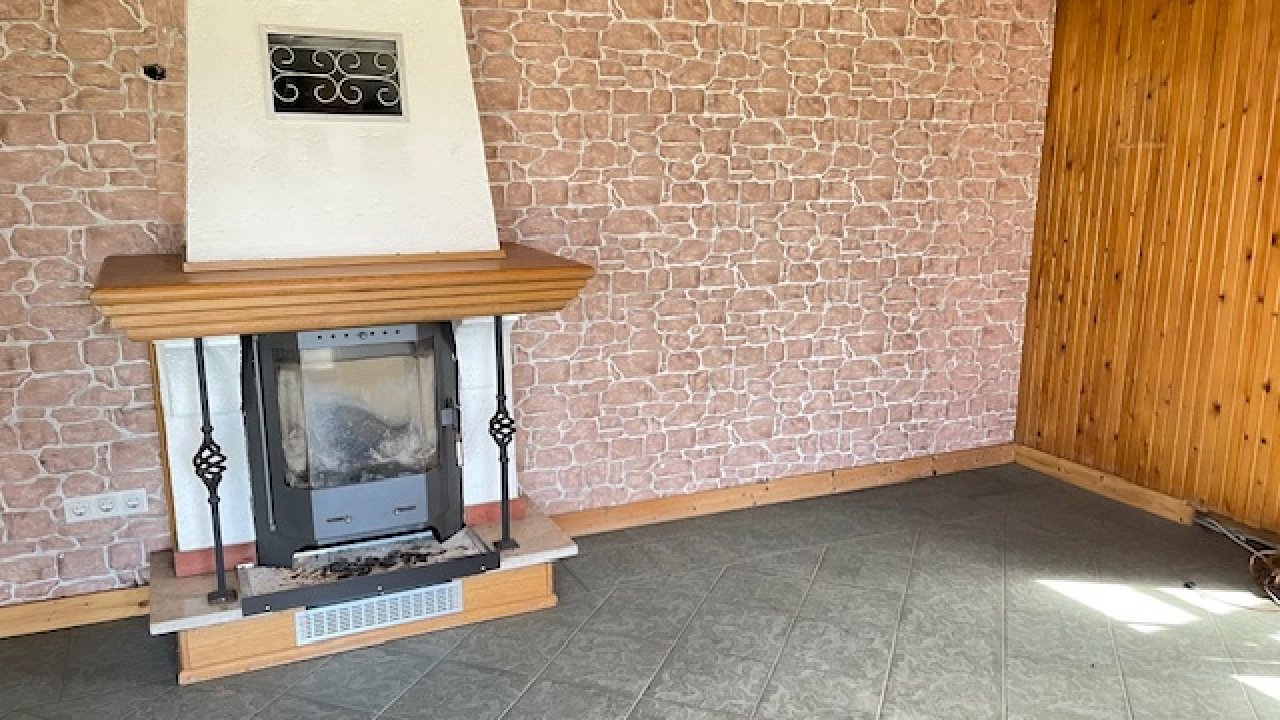 Kamin im Wohnzimmer